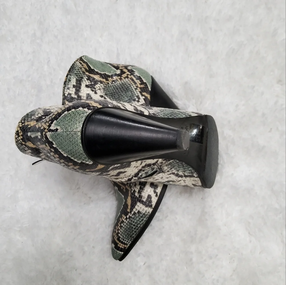 Janet & Janet Snakeskin Ankle Boots